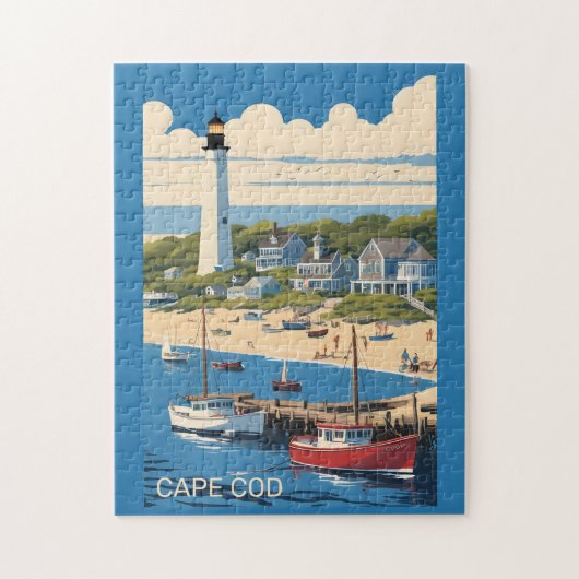 Puzzle Massachusetts de Cape Cod (Vertical)