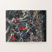 Puzzle Masse de vélos à Amsterdam (Horizontal)