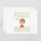 Puzzle Master Briefkaart (Voorkant / Achterkant)