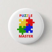 Puzzle Master Ronde Button 5,7 Cm (Voorkant)