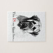 Puzzle Mastiff Joyeux visage (Horizontal)