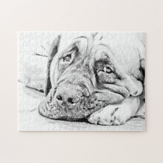 Puzzle Mastiff paresseux (Horizontal)