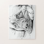 Puzzle Mastiff paresseux (Vertical)