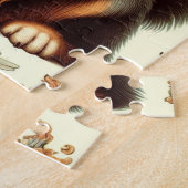 Puzzle Mastiff Tibétain vintage Peinture sans joint (Côté)