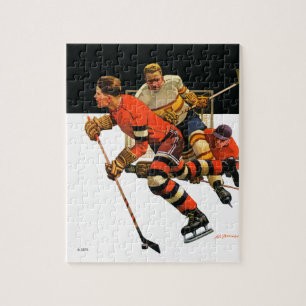 Puzzle Match de hockey sur glace