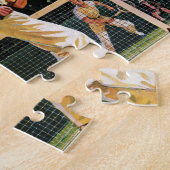 Puzzle Match de tennis double (Côté)