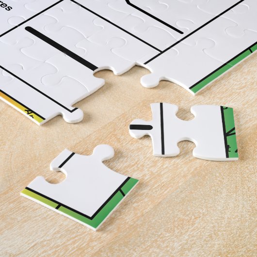 Puzzle Math Angles Géométrie Arc-en-ciel Arrière - plan (Côté)