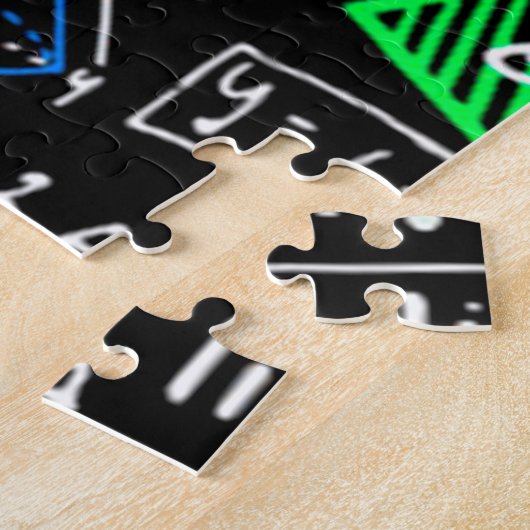 Puzzle Math cycle linéaire mathématique éducation cercle (Côté)