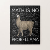 Puzzle Math is No Prob-Llama - Professeur de Math Llama (Vertical)