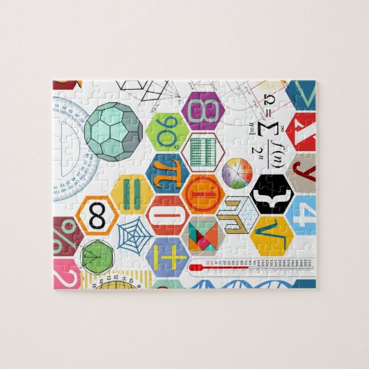 Puzzle Maths (blanches) (Horizontal)