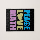 Puzzle Maths d'amour de paix (Horizontal)