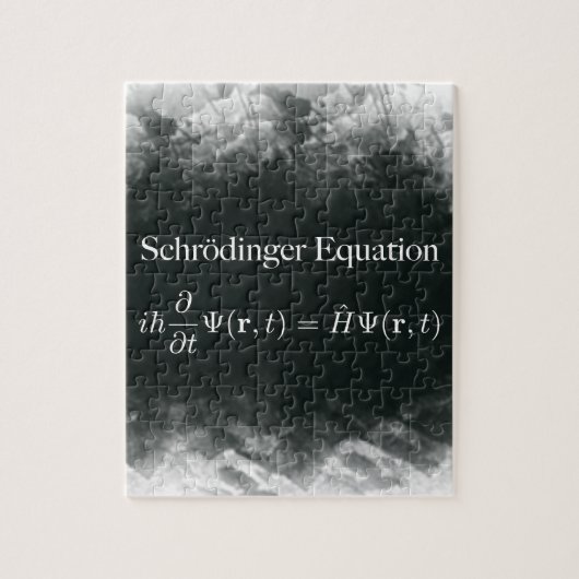 Puzzle Maths d'équation de Schrödinger et physique de (Vertical)
