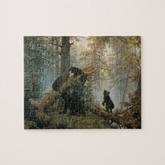 Puzzle Matin dans une forêt de pins (Horizontal)
