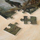Puzzle Matin dans une forêt de pins (Côté)
