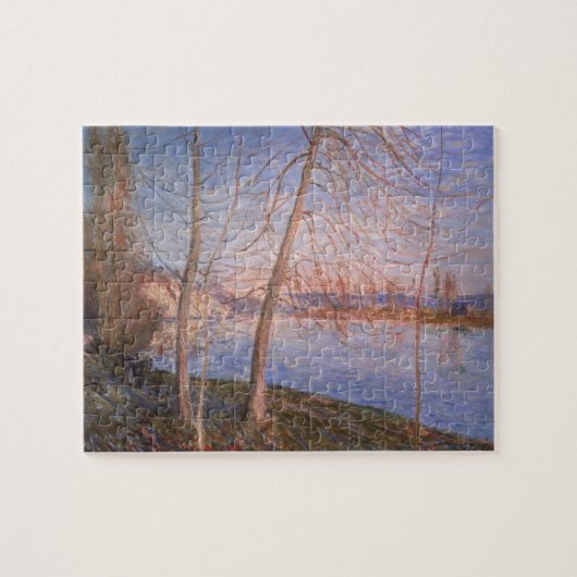 Puzzle Matin d'hiver d'Alfred Sisley | (Horizontal)
