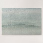 Puzzle Matin en pastel en Toscane brumeuse (Horizontal)