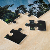 Puzzle Matin Montagnes Mist Paysage (Côté)