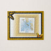 Puzzle Matte triple : Or, noir et blanc avec des (Horizontal)