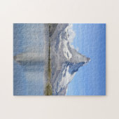 Puzzle Matterhorn gebergte en meer, Zwitserland Legpuzzel (Horizontaal)