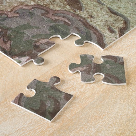 Puzzle Matterhorn, Hiroshi Yoshida, coupe de bois (Côté)