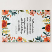 Puzzle Matthieu 19:26 - Avec Dieu, Tout Est Possible (Horizontal)