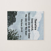 Puzzle Matthieu 25:13 Donc, observez, parce que vous (Horizontal)