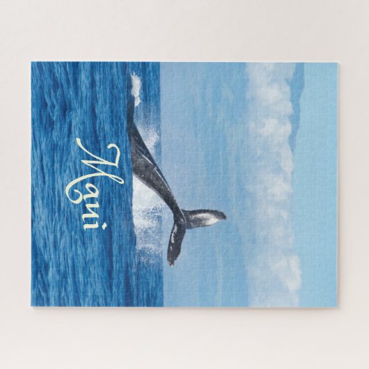 Puzzle Maui Hawaii Ocean Whale Tail (Horizontal)