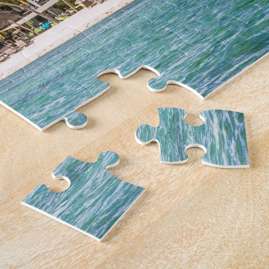 Puzzle Maurice Océan Indien Flic En flac Plage Souvenir (Côté)