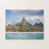 Puzzle Maurice Océan Indien Flic En flac Plage Souvenir (Horizontal)