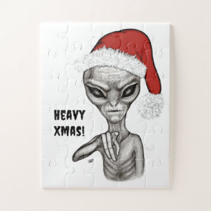 Puzzle Mauvais Alien, Lourds Noël !