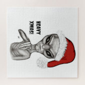 Puzzle Mauvais Alien, Lourds Noël ! (Horizontal)