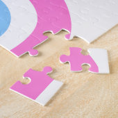Puzzle mauvais œil rose (Côté)