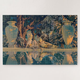 Puzzle Maxfield Parrish Le Jardin d'Allah 1918 Beaux-Arts