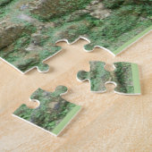 Puzzle Maya Jaguar Mask Temple Landmark Lamanai Belize (Côté)