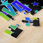 Puzzle "MAYA" Prénom, Amusant "HEUREUX ANNIVERSAIRE" (Côté)