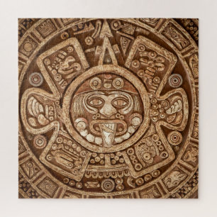 Puzzle Maya Tribal Pagan : Texture ornementale
