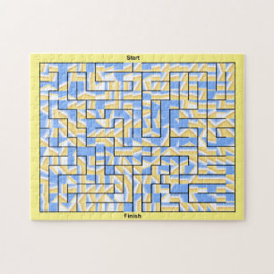 Puzzle Maze bleu
