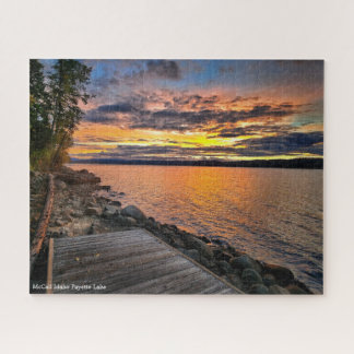 Puzzle | McCall Idaho Sunset on Payette Legpuzzel