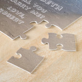 Puzzle Me marierez-vous le casse-tête de proposition de p (Côté)