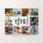 Puzzle Me marierez-vous photo Collage Proposition Surpris (Horizontal)