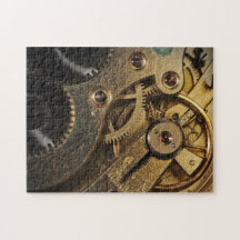 Puzzle : Mécanisme de montre à cœur de laiton