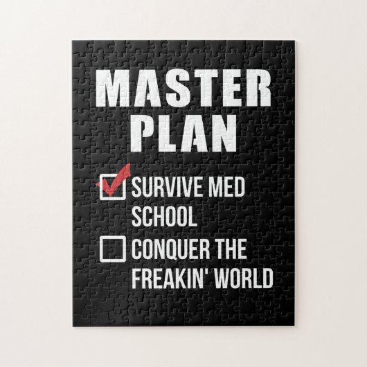 Puzzle Med School Graduation Master Plan (Vertical)