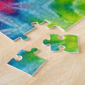 Puzzle Médaillé Abstrait Tie Dye (Côté)