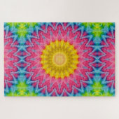 Puzzle Médaillé Abstrait Tie Dye (Horizontal)
