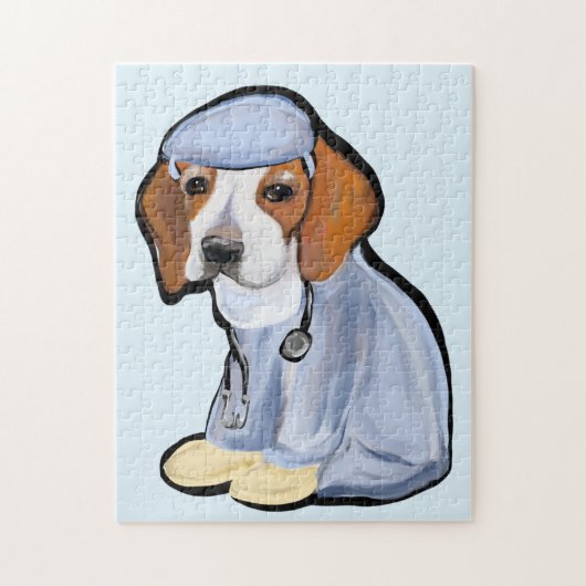 PUZZLE MÉDECIN BEAGLE (Vertical)