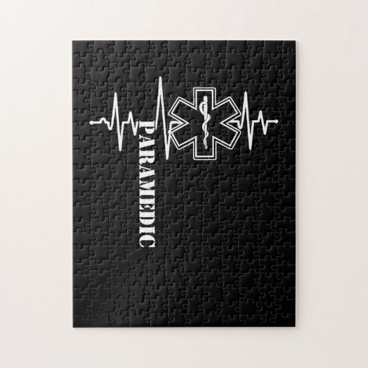 Puzzle Médecin infirmier paramétrique Heartbeat (Vertical)