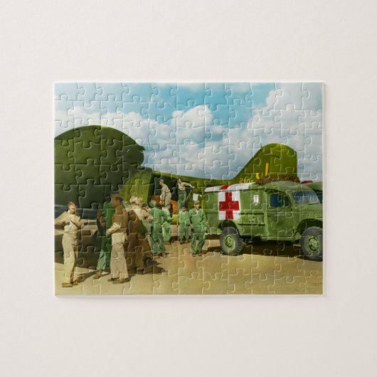 Puzzle Médecin - Transfert des blessés (Horizontal)