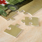 Puzzle Médecin - Transfert des blessés (Côté)