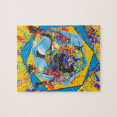 Puzzle Médias mélangés d'abrégé sur américain despote (Horizontal)