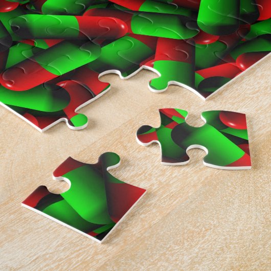 Puzzle médicaments pour pilules rouges (Côté)